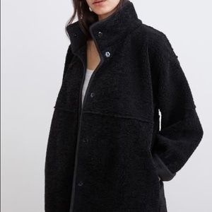 Albany Reversible Sherpa Coat - Velvet